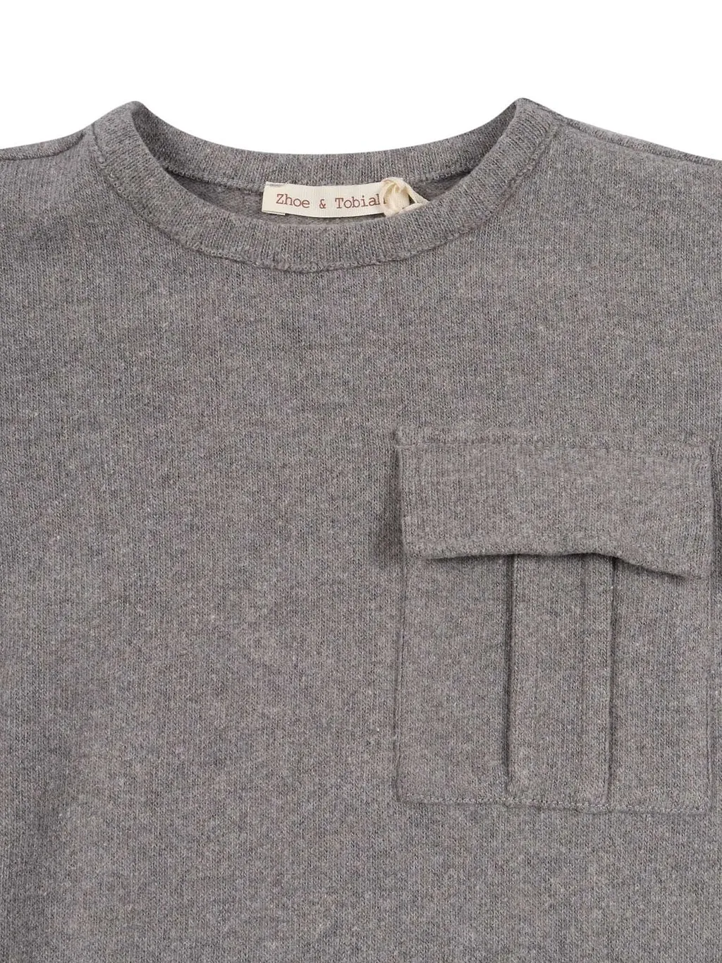 Zhoe & Tobiah Chest-Pocket Crewneck Sweatshirt