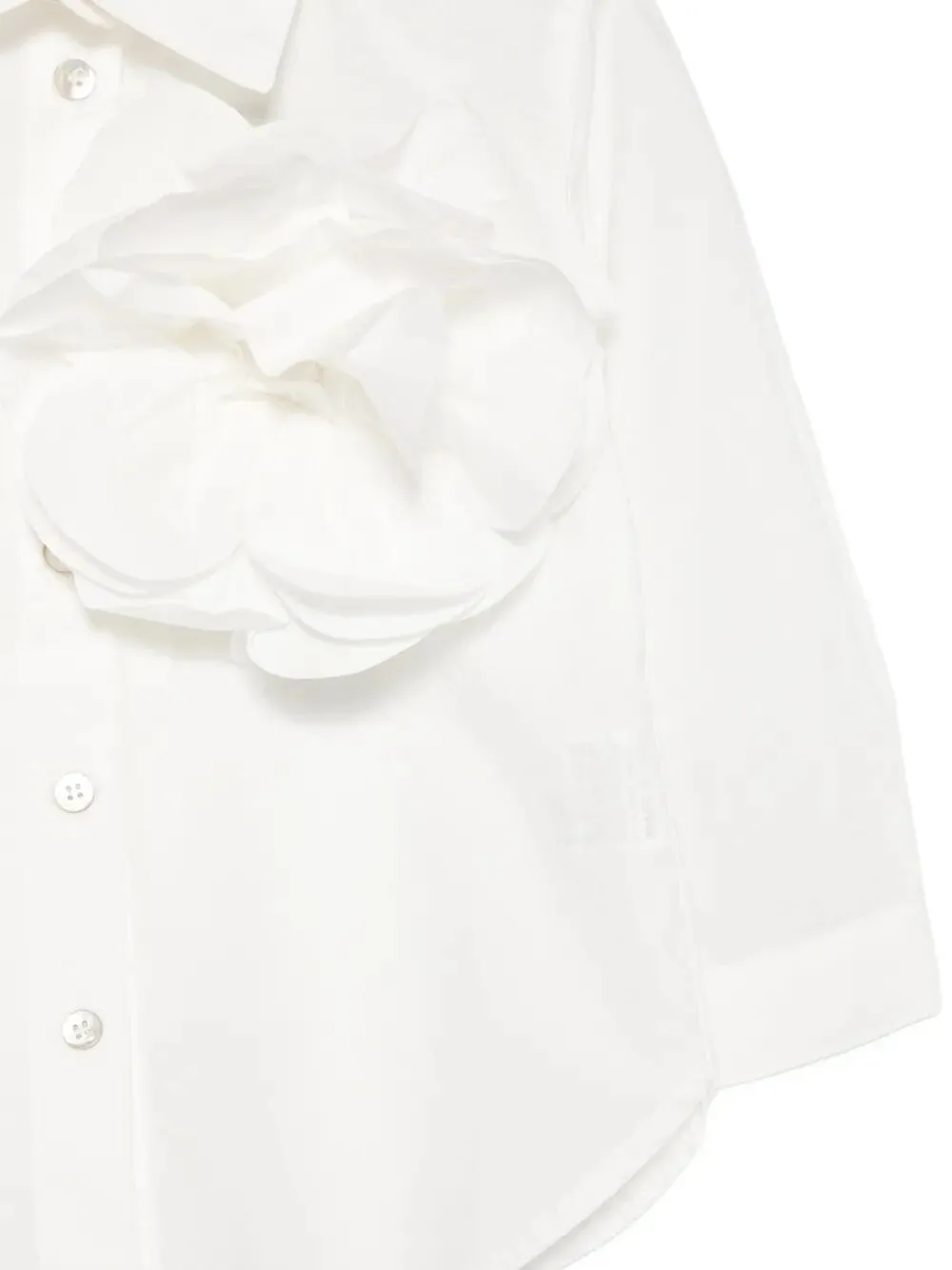 Zhoe & Tobiah Floral Detailed Long Sleeved Shirt