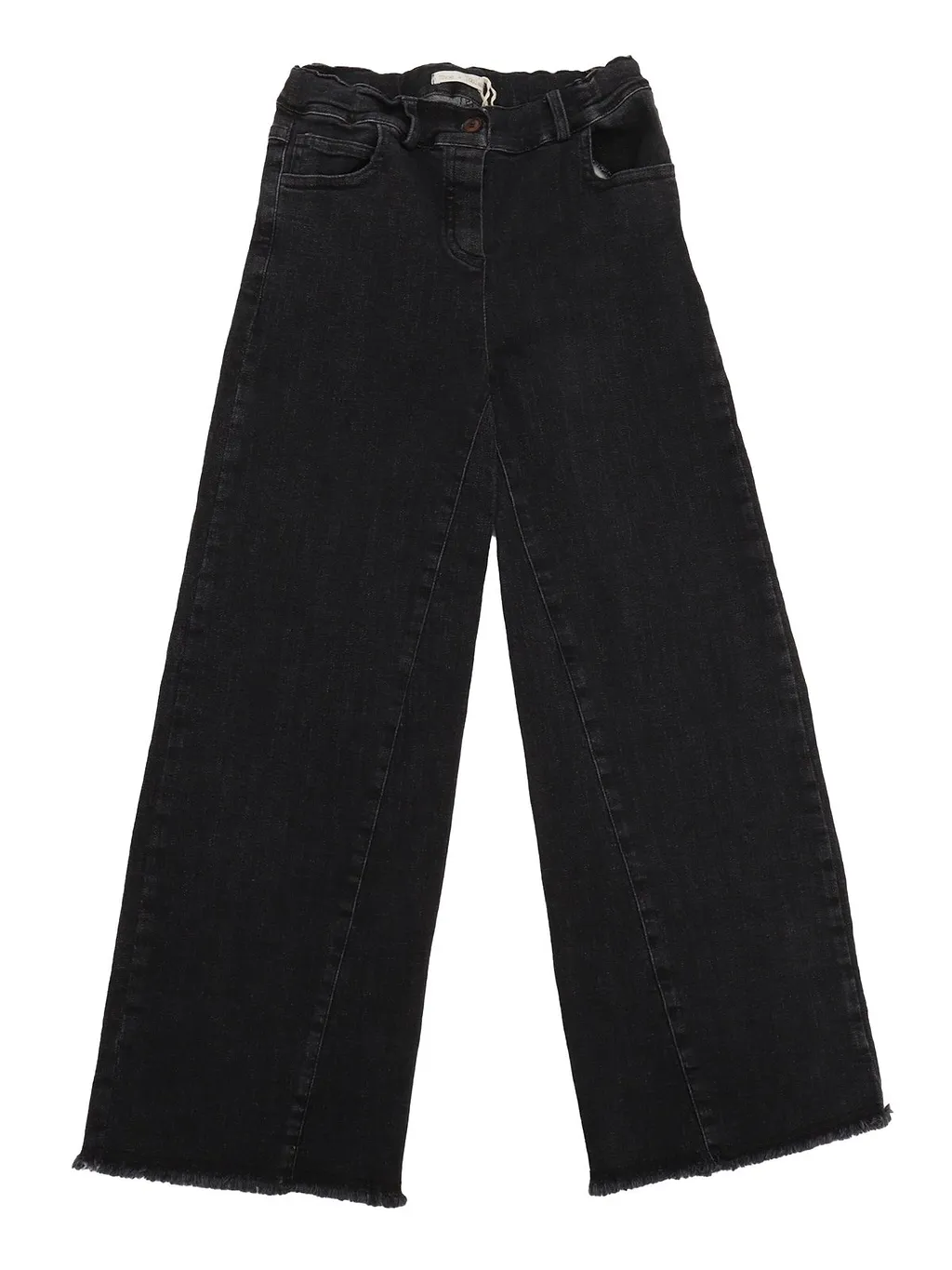 Zhoe & Tobiah Frayed-Hem Wide Leg Trousers