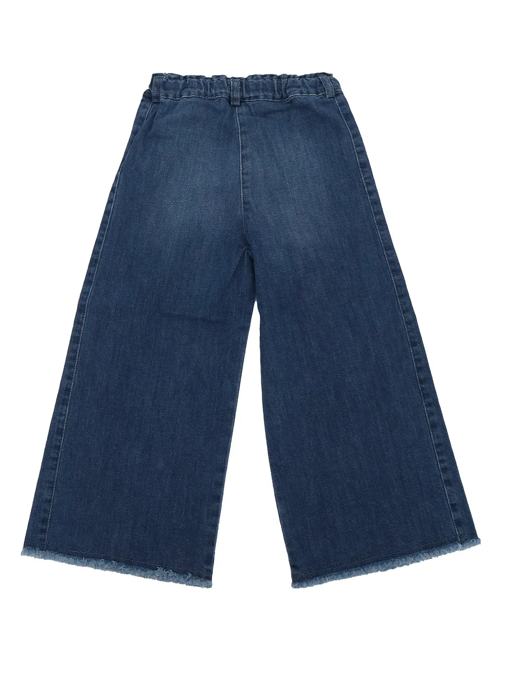 Zhoe & Tobiah Elasticated-Waist Frayed Jeans