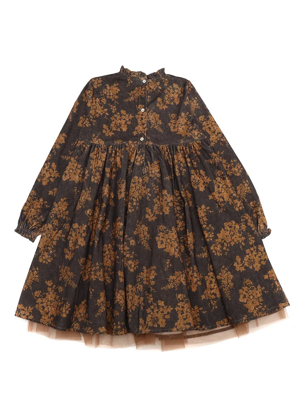 Zhoe & Tobiah Floral-Print Tulle Overlay Dress