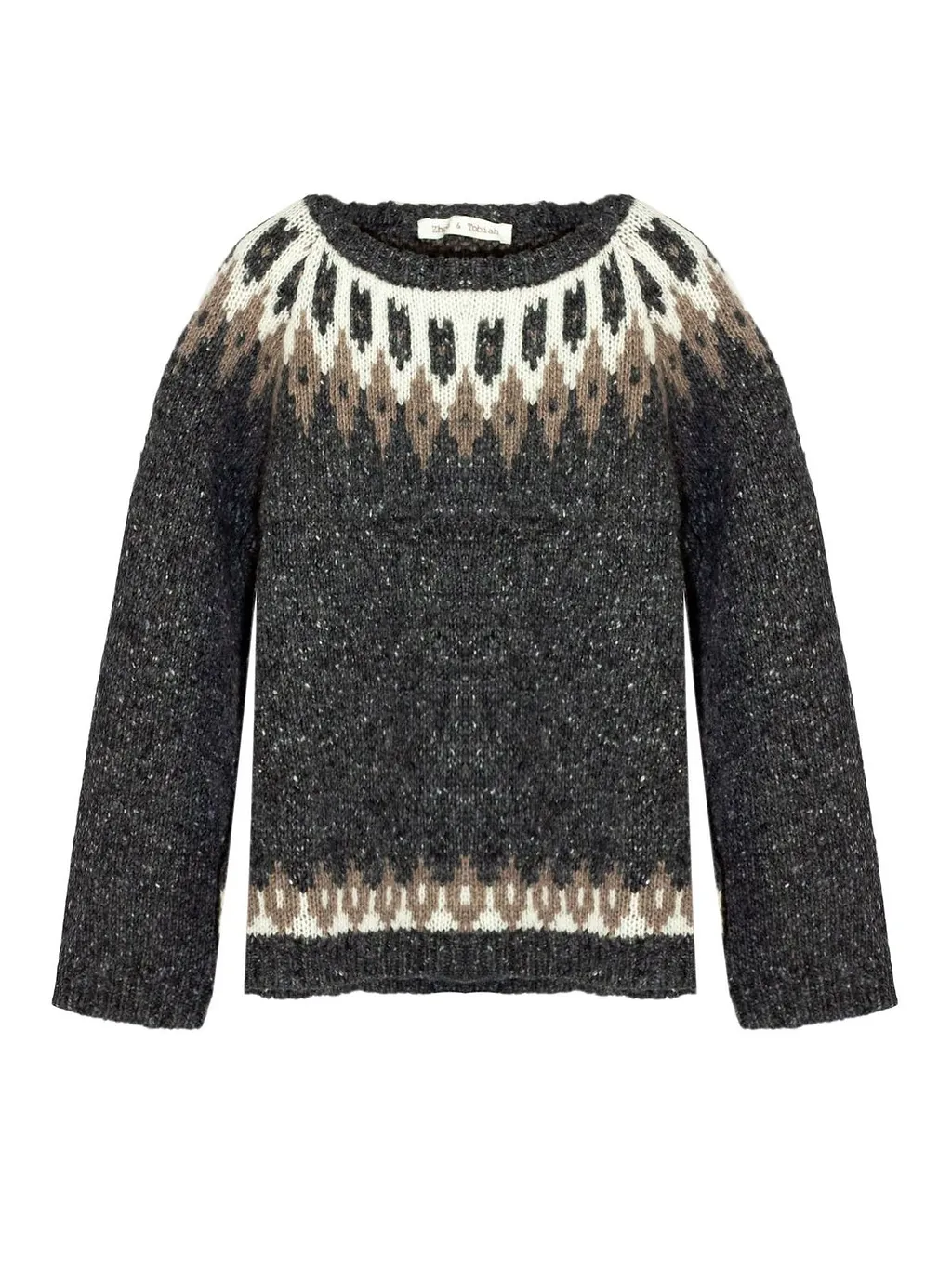 Zhoe & Tobiah Pattern Intarsia-Knit Jumper