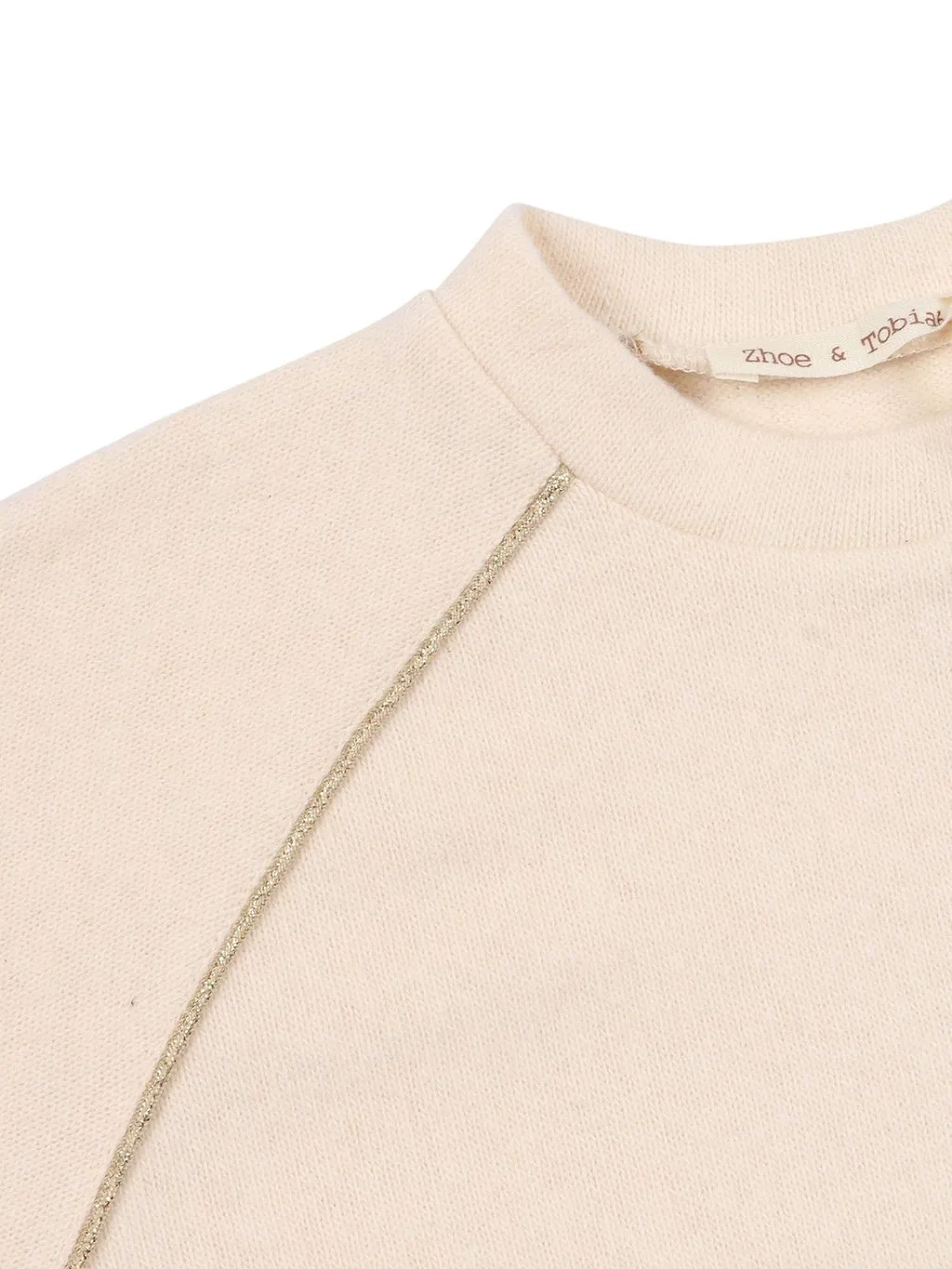 Zhoe & Tobiah Seam-Detail Crewneck Sweatshirt