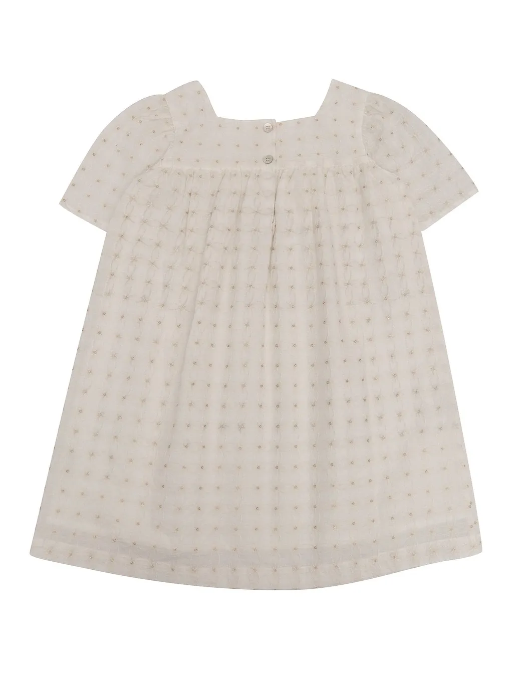 Zhoe & Tobiah Star Short-Sleeved Gathered Dress
