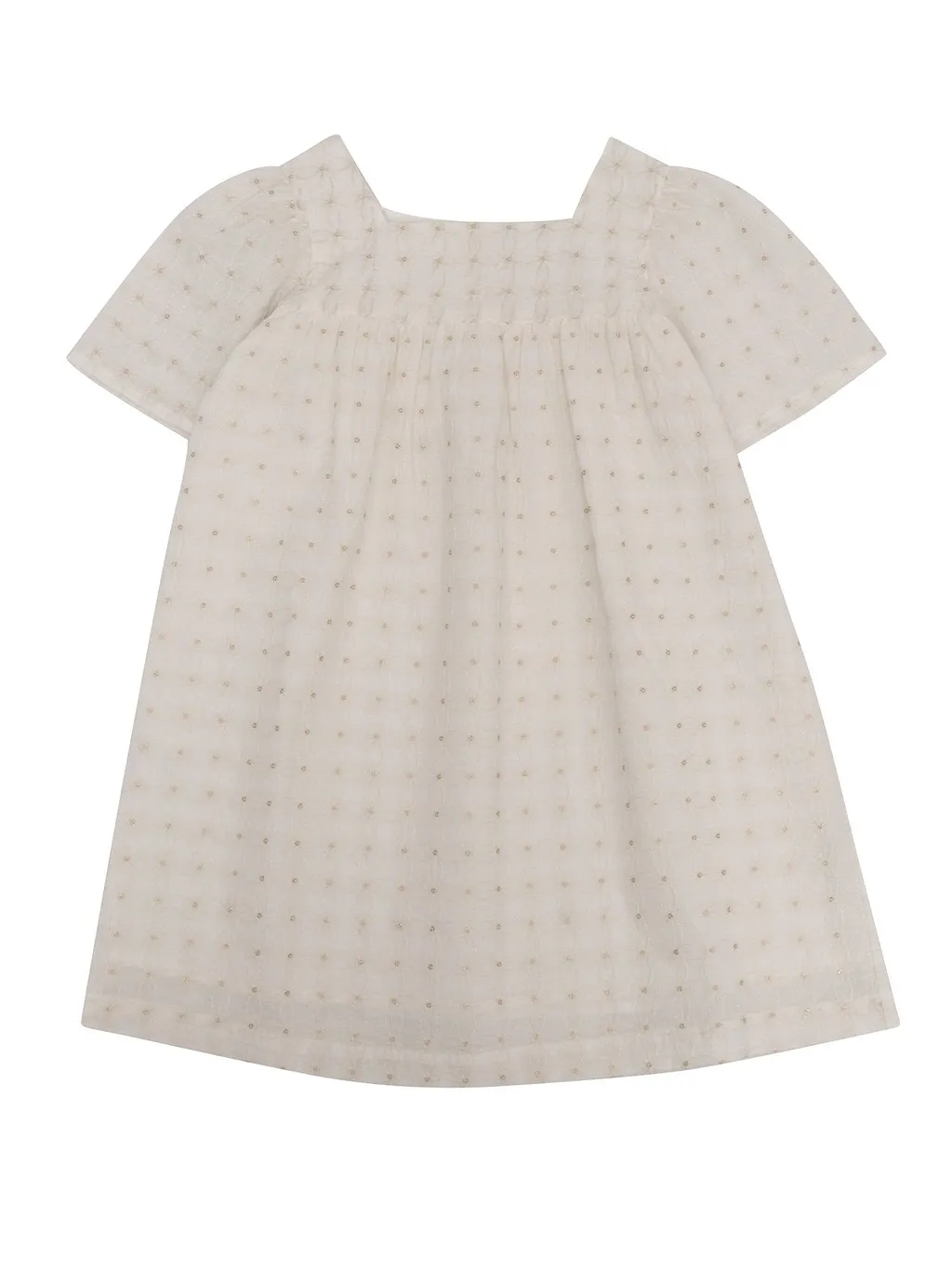 Zhoe & Tobiah Star Short-Sleeved Gathered Dress