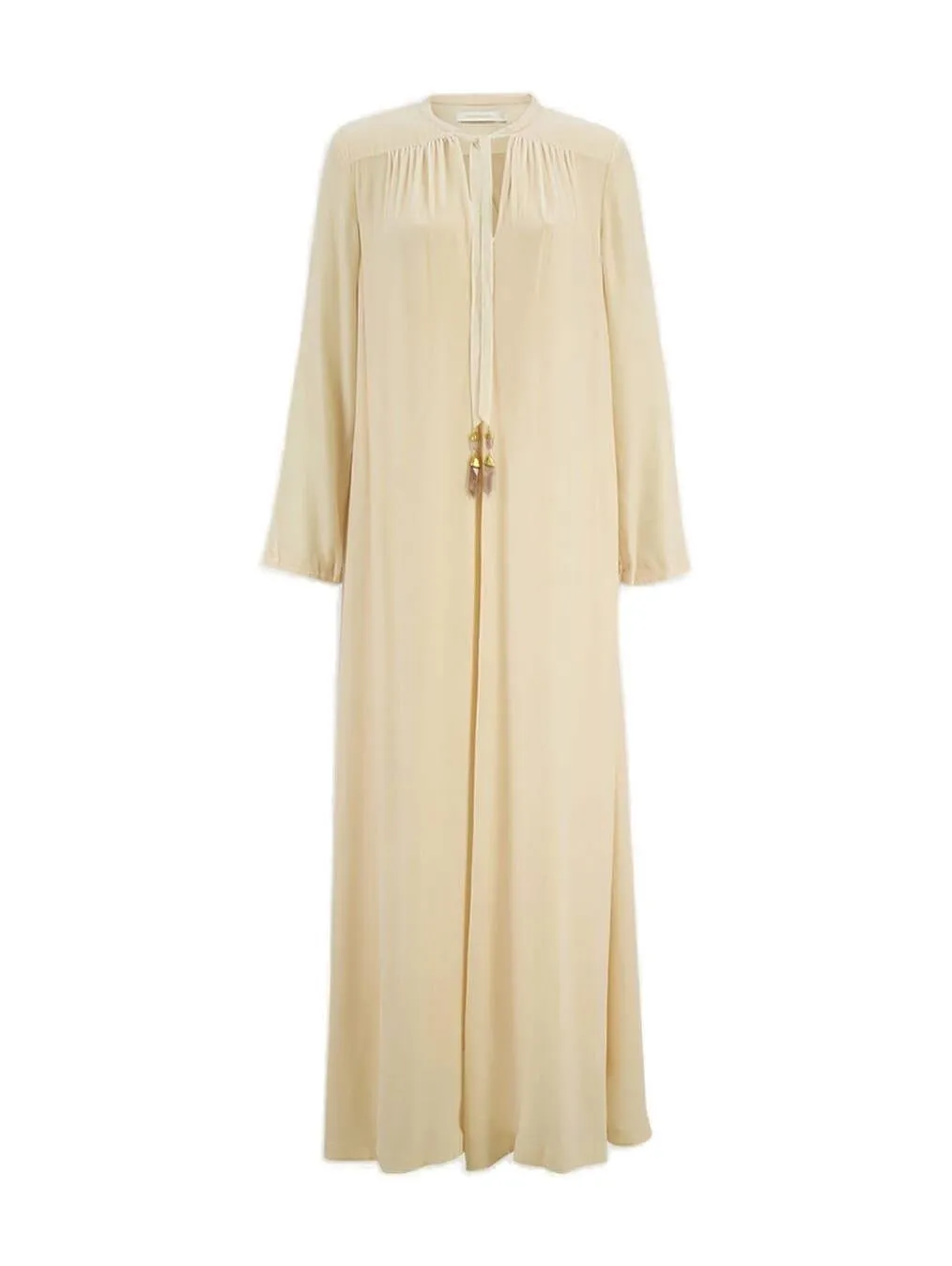 Zimmermann Lyrical Tubular Tie Fastened Velvet Dress
