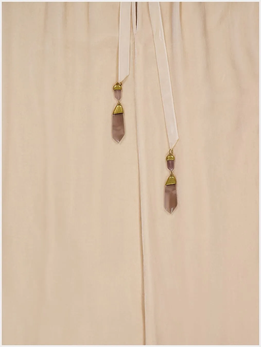 Zimmermann Lyrical Tubular Tie Fastened Velvet Dress