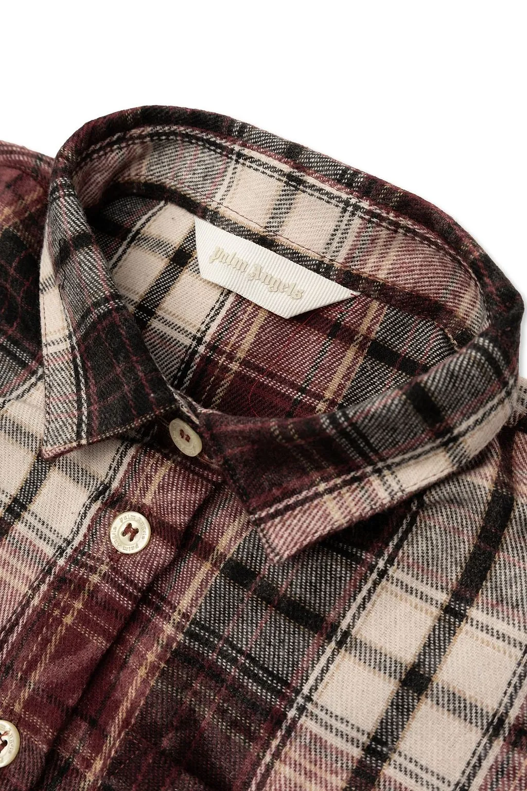 Palm Angels Kids Checked Shirt Dress