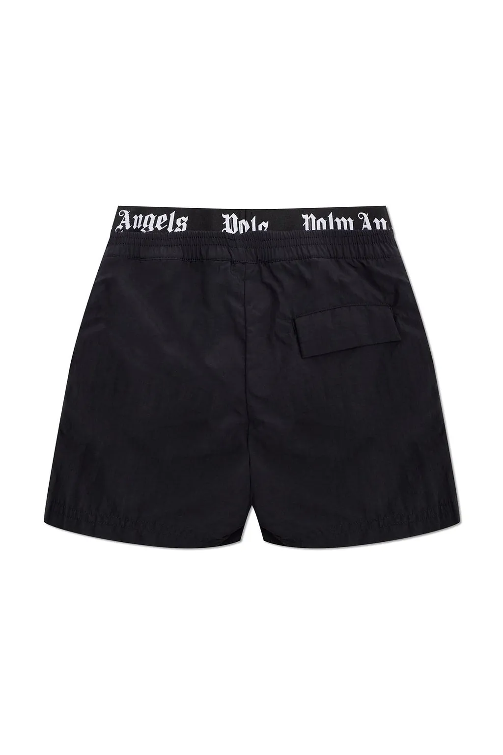 Palm Angels Kids Logo Waistband Swim Shorts