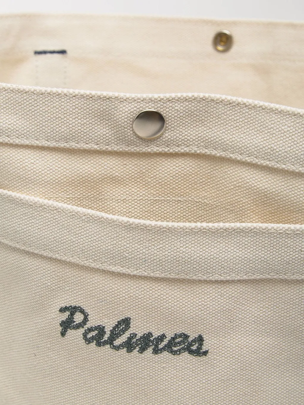 Palmes Logo Canvas Tote Bag