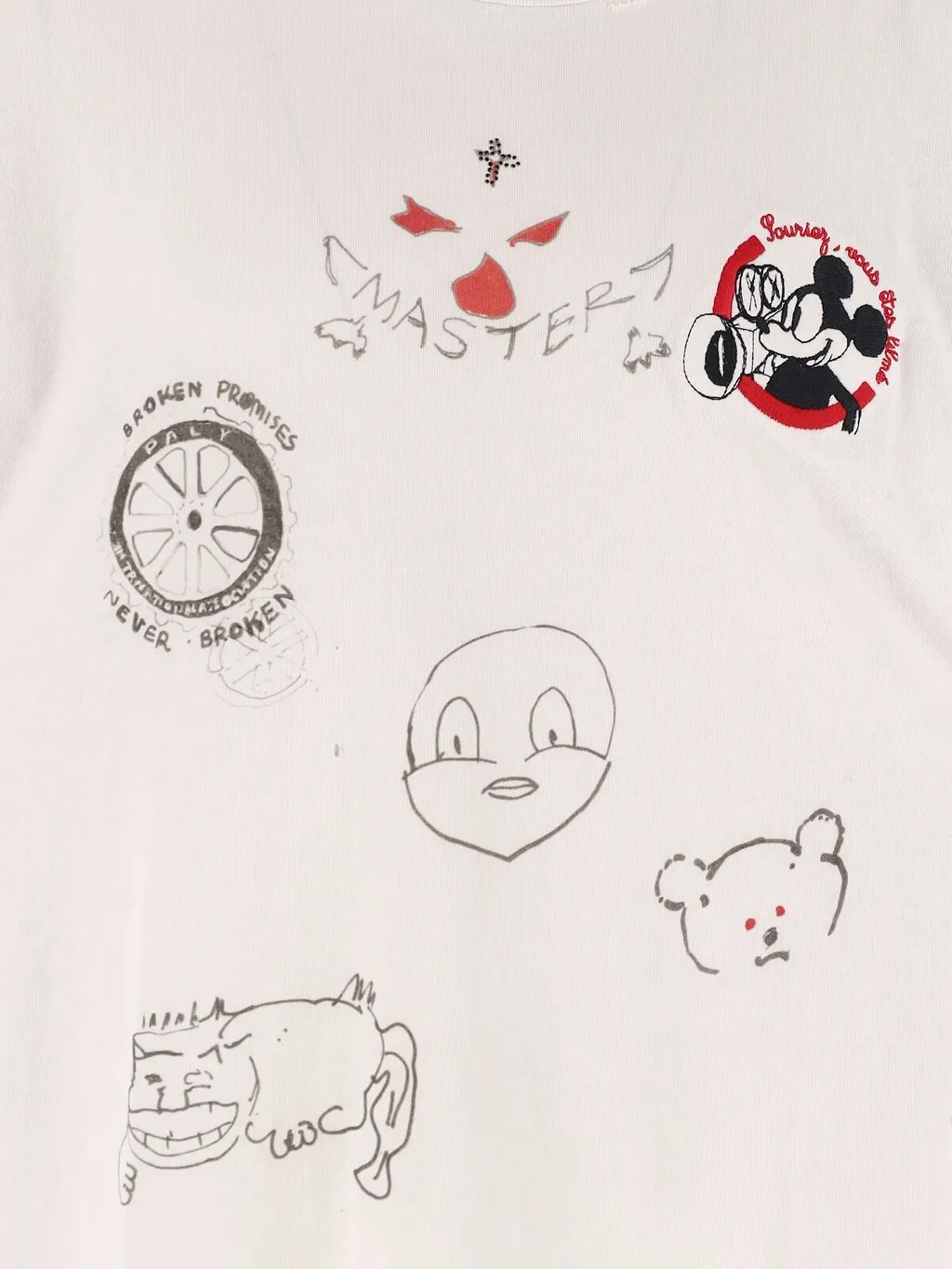 Paly Signature Graphic Printed Cropped T-Shirt