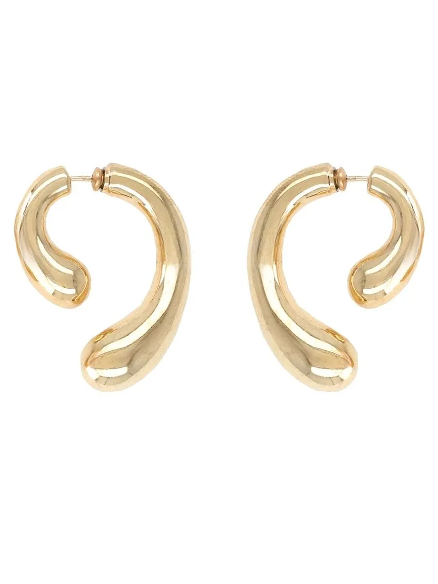 Panconesi Curved Hoop Earrings