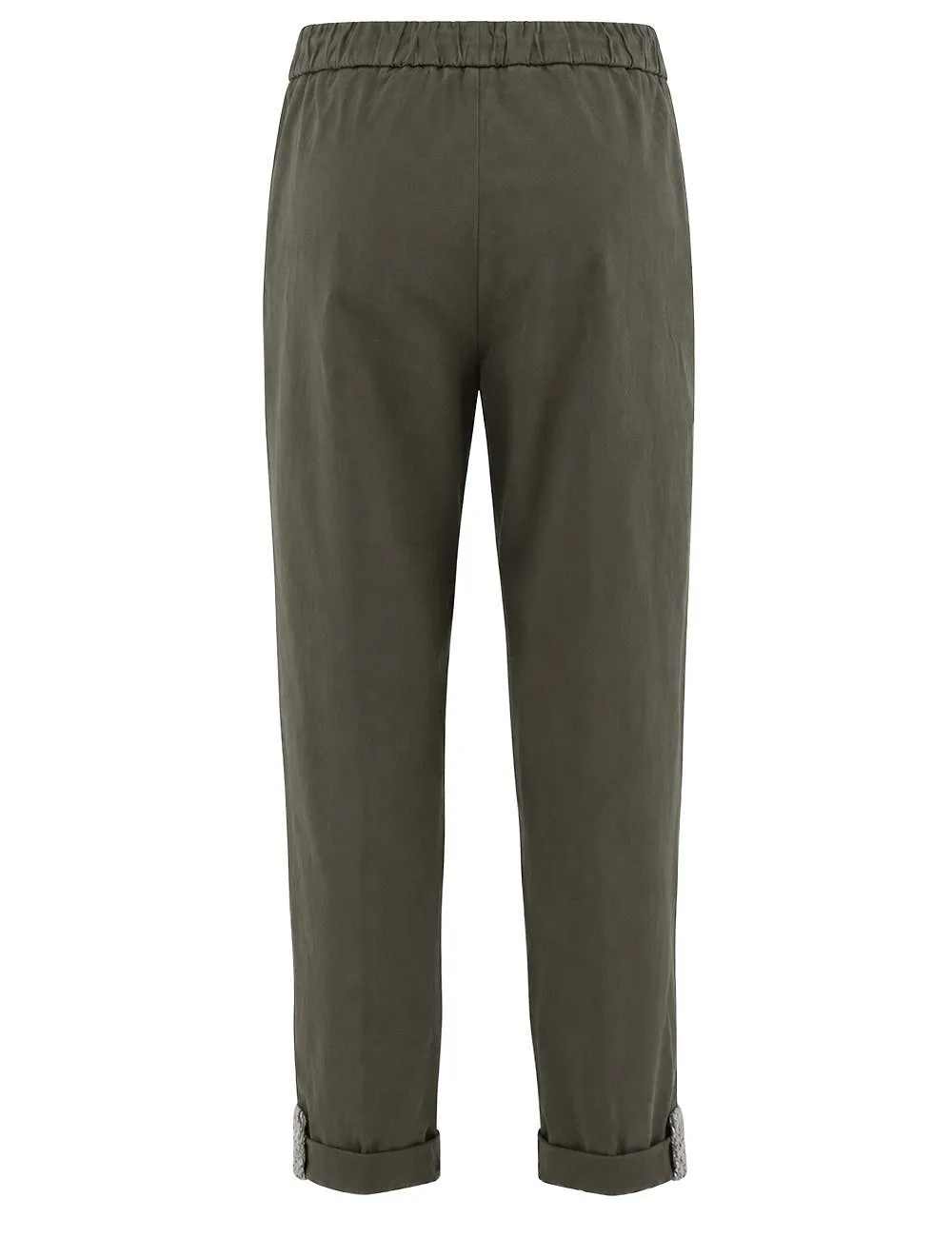 Panicale Drawstring Cuffed Straight-Leg Pants