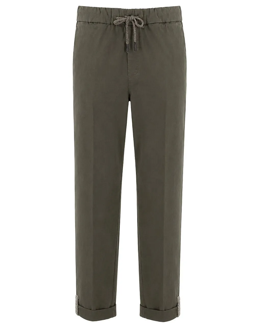 Panicale Drawstring Cuffed Straight-Leg Pants