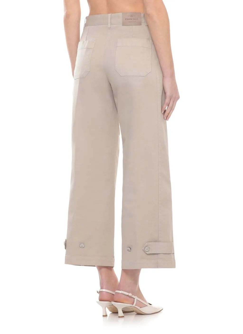 Panicale Cropped Wide-Leg Pants