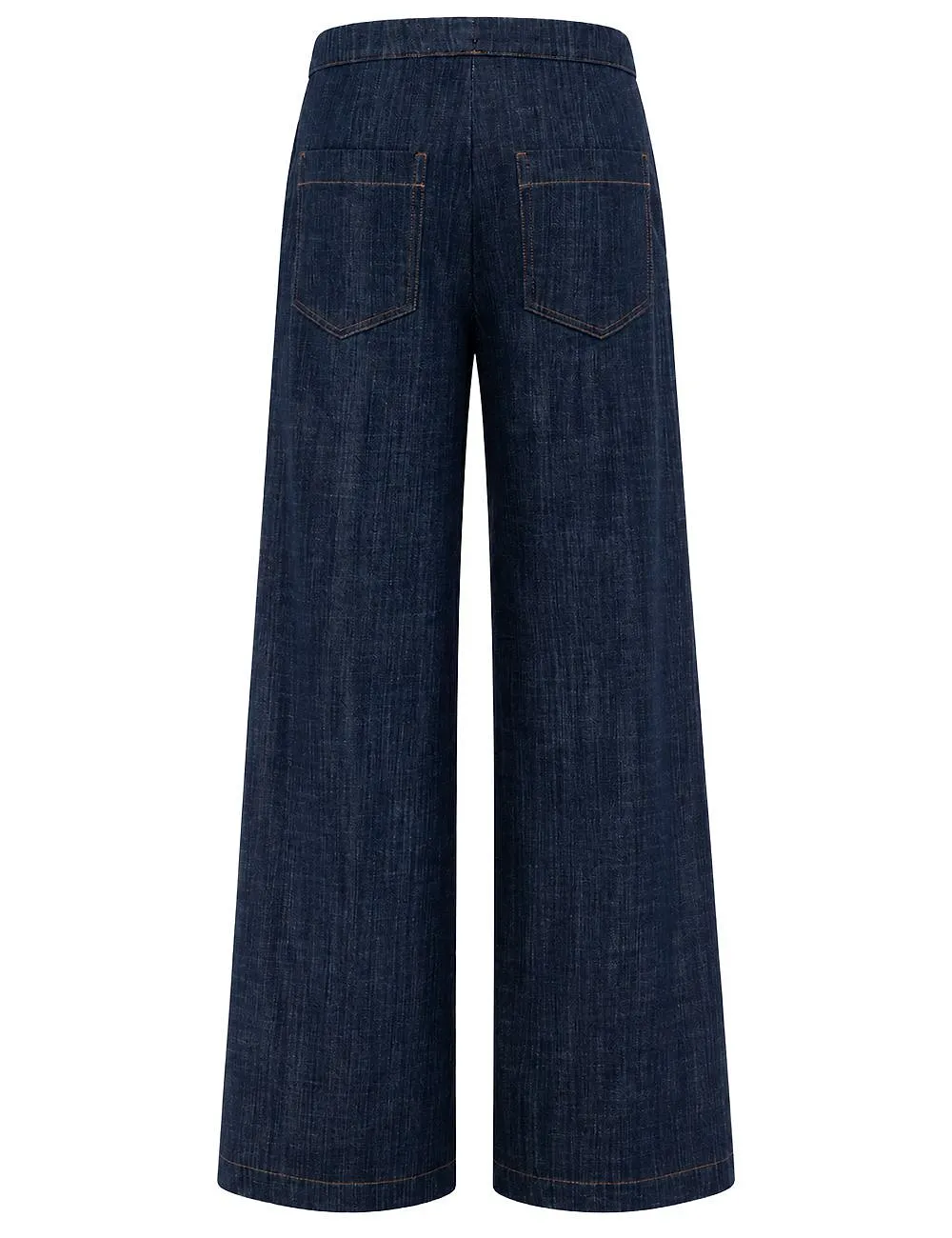 Panicale Drawstring Wide-Leg Jeans