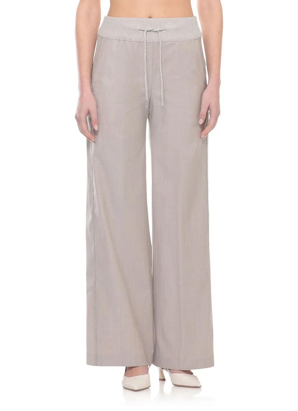 Panicale Drawstring Wide-Leg Pants