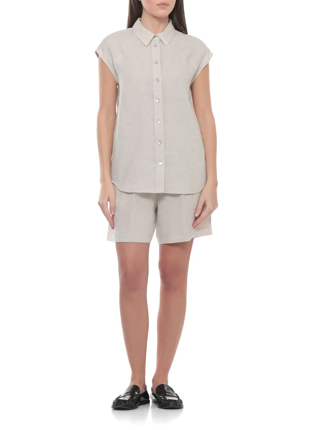Panicale Lace Panel Sleeveless Top