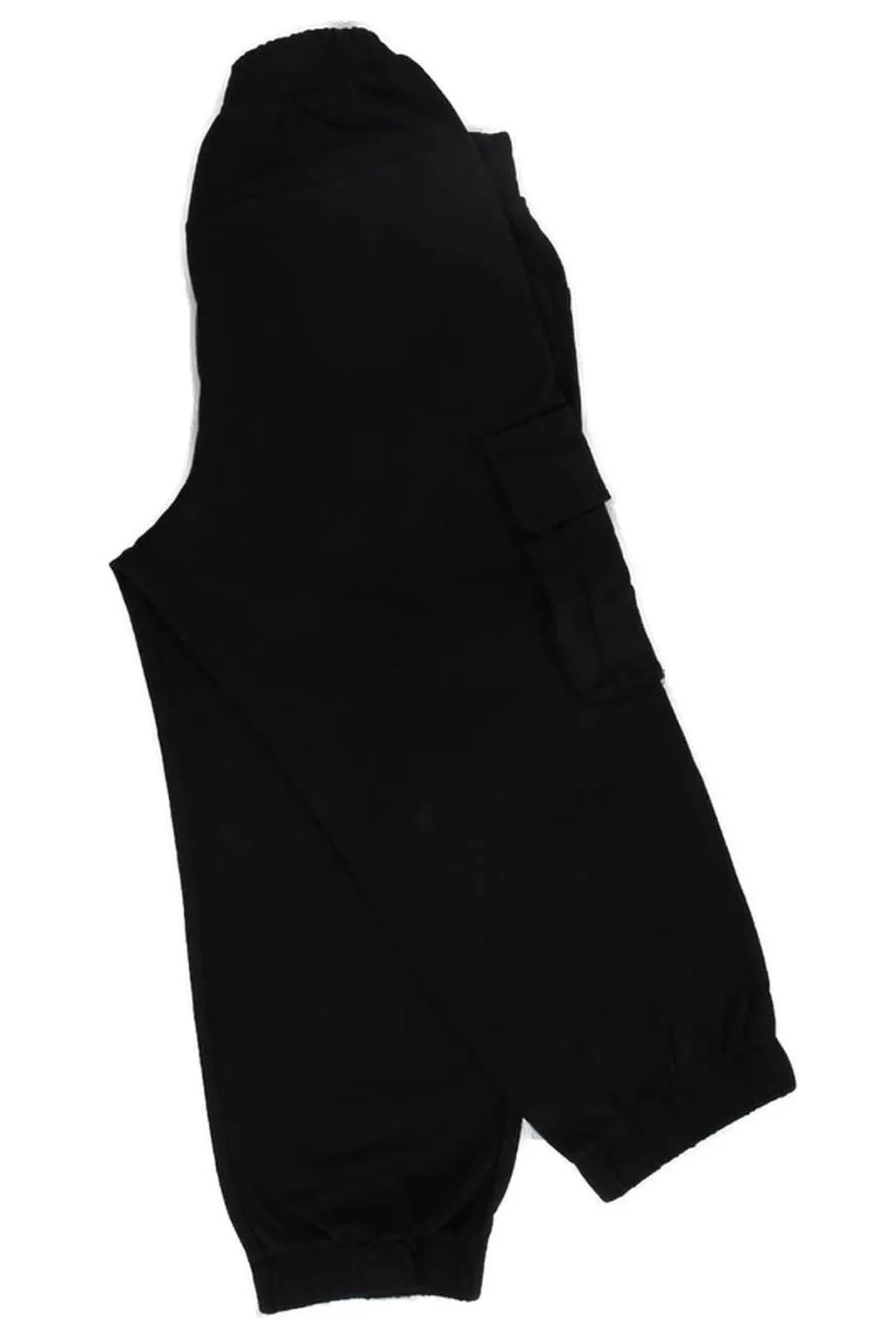 Pantalone Nero Sportivo Con Logo