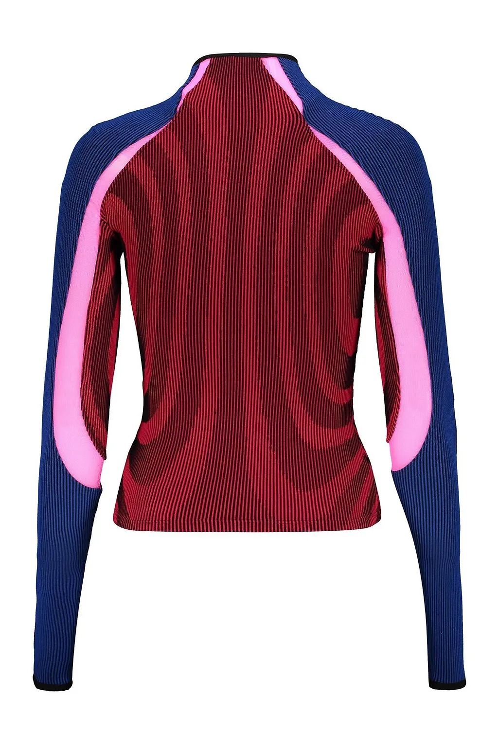 Paolina Russo High Neck Ribbed Top