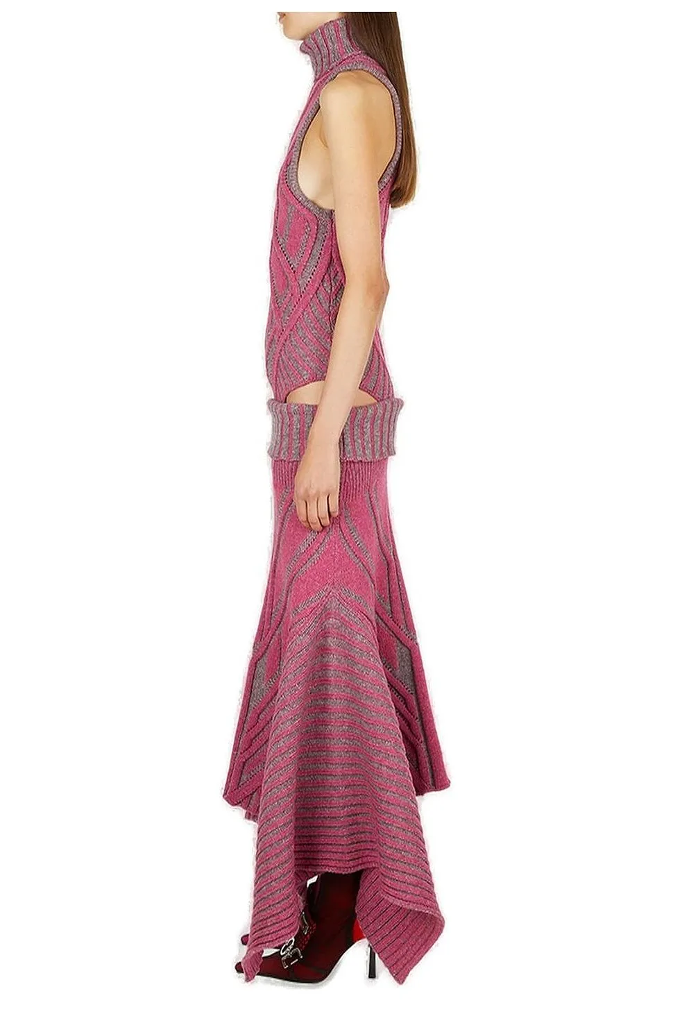 Paolina Russo Warrior Cut Out Dress