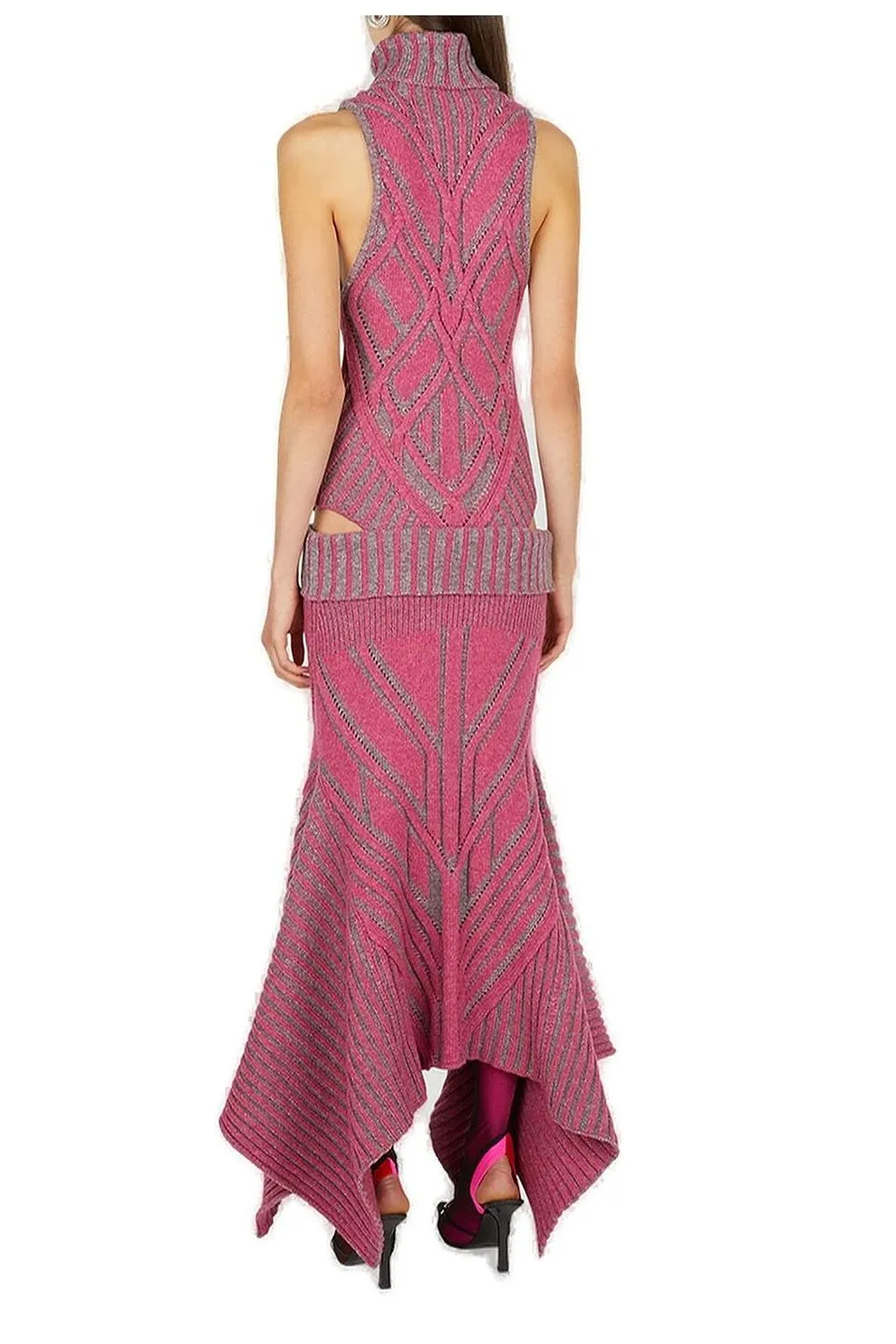 Paolina Russo Warrior Cut Out Dress