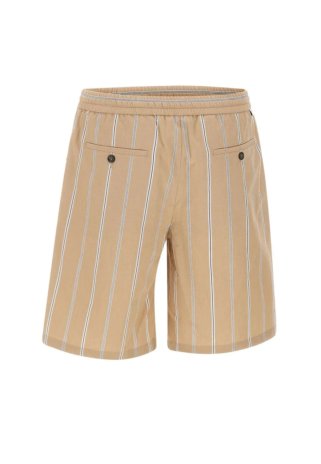 Paolo Pecora Striped Drawstring Shorts