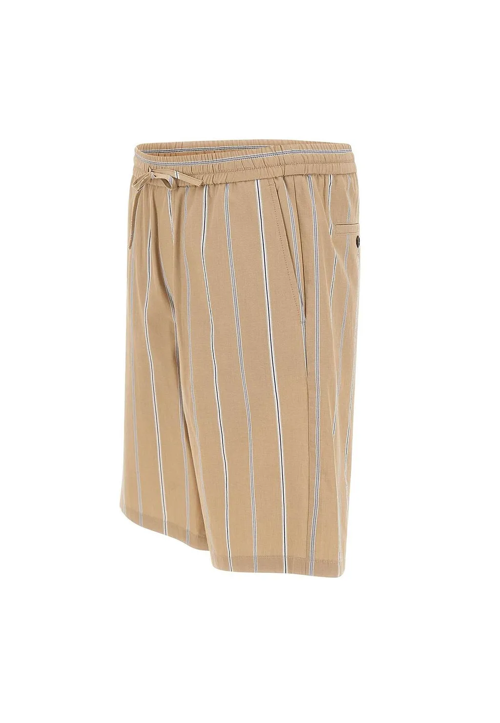 Paolo Pecora Striped Drawstring Shorts