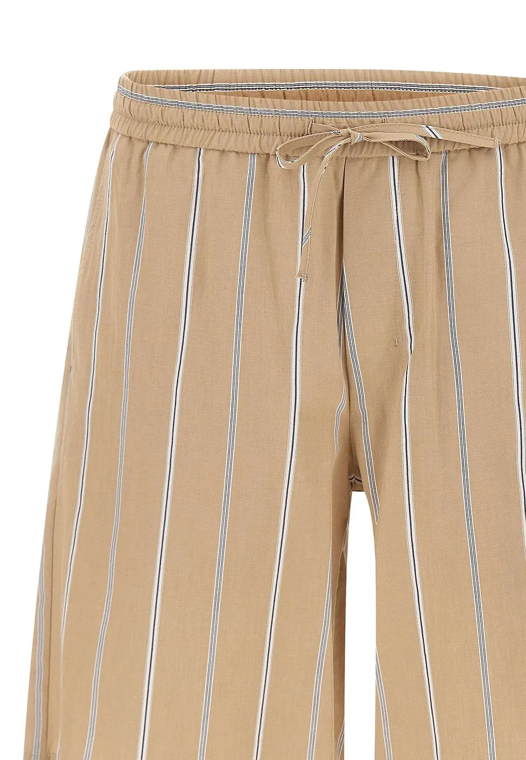 Paolo Pecora Striped Drawstring Shorts