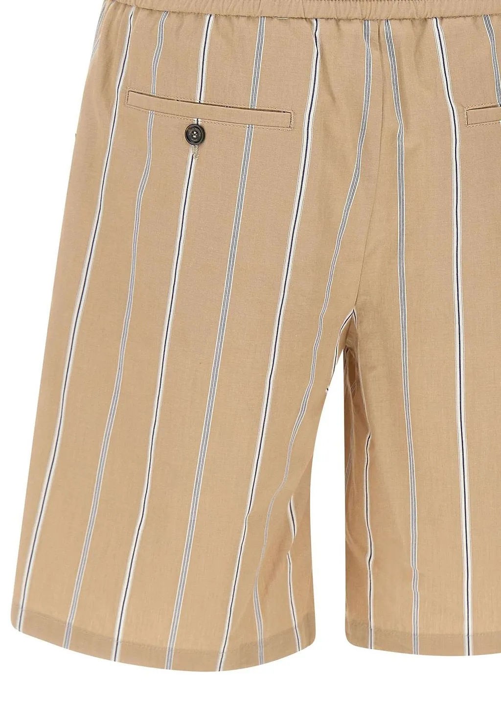 Paolo Pecora Striped Drawstring Shorts