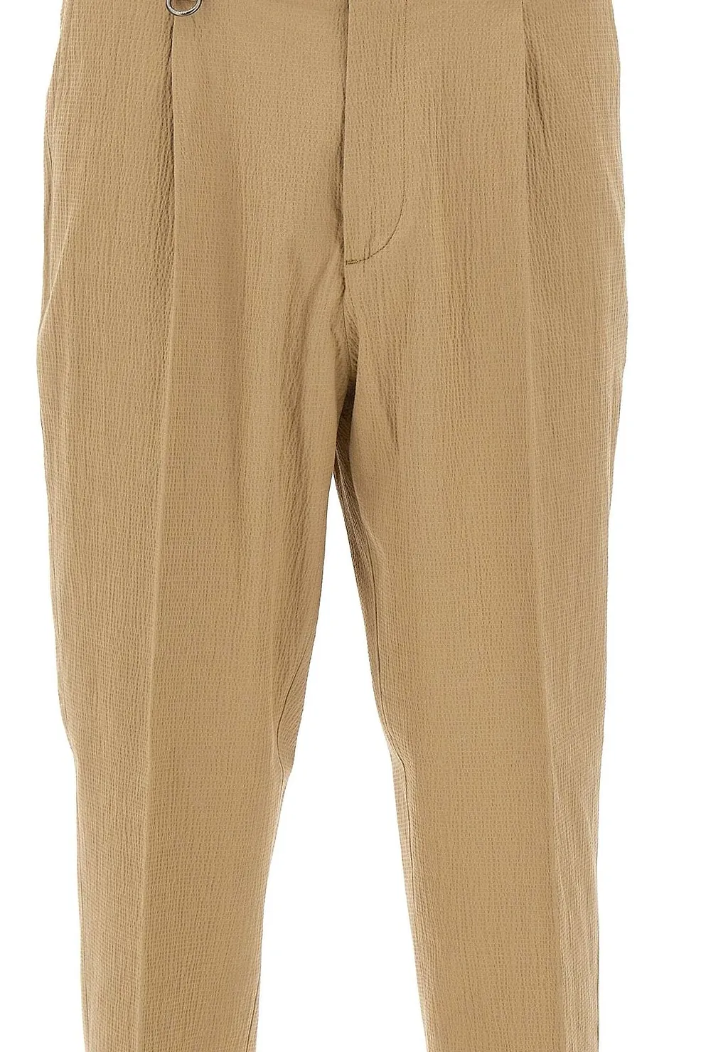 Paolo Pecora Textured Turn-Up Pants