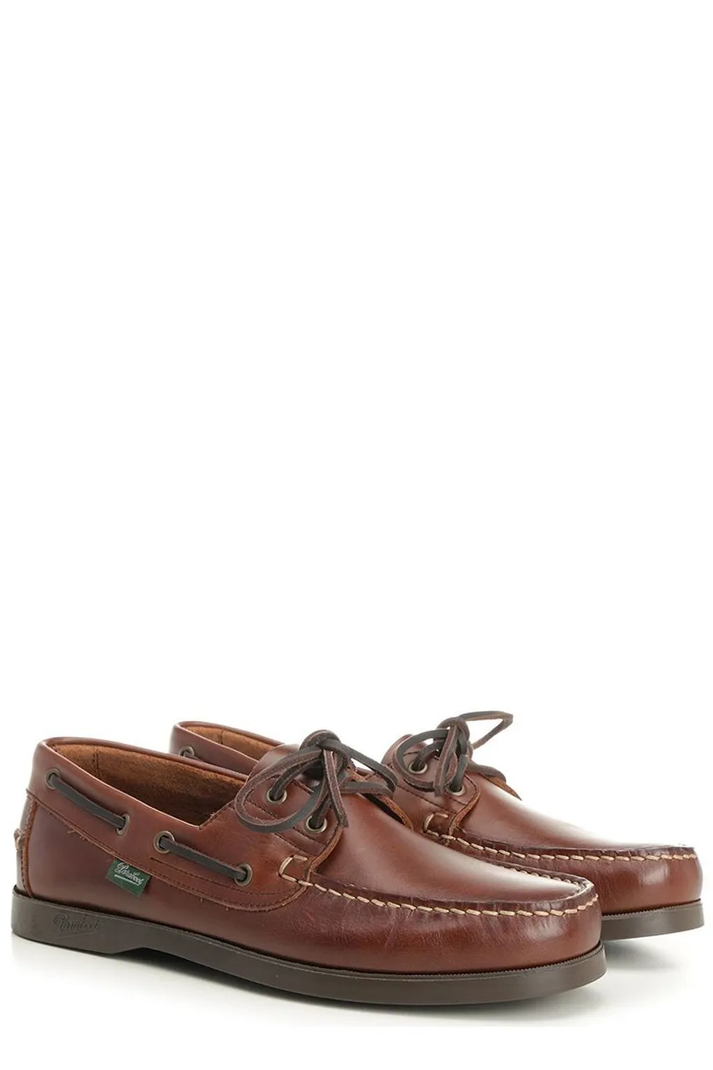 Paraboot Barth Logo Patch Lace-Up Shoes