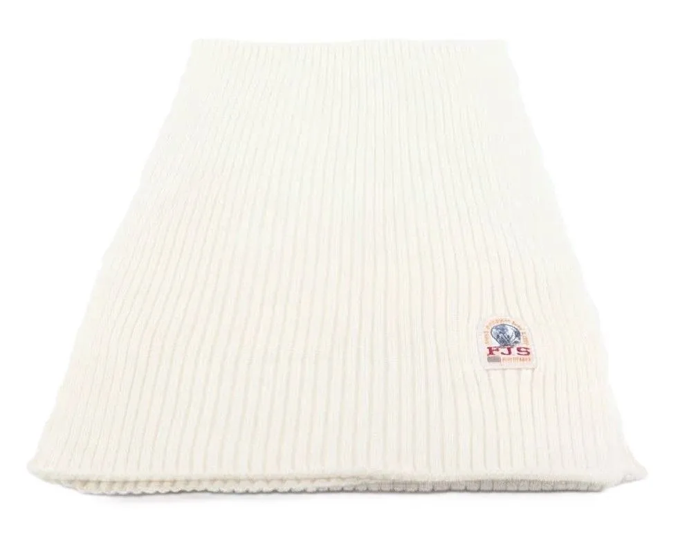 Parajumpers Ribbed Logo Patch Scarf