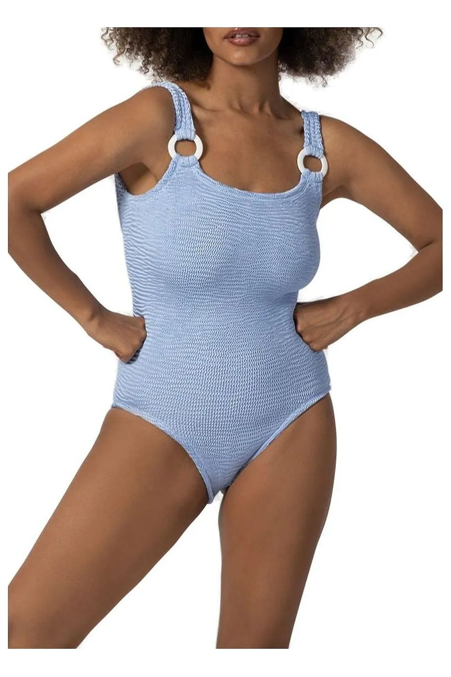 Paramidonna Sophia Textured One-Piece Swimsuit