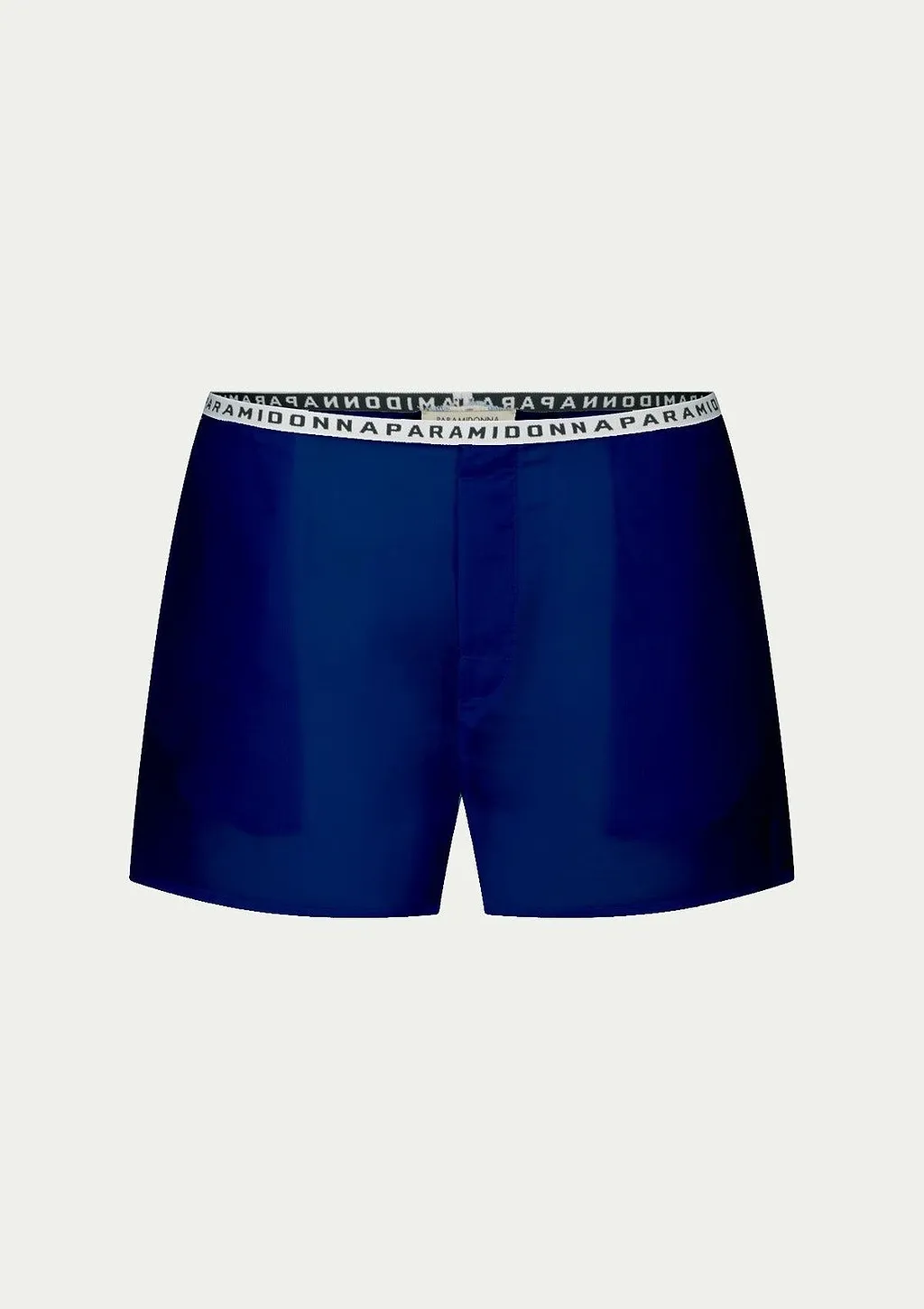 Paramidonna Tessa Logo-Waist Beach Shorts