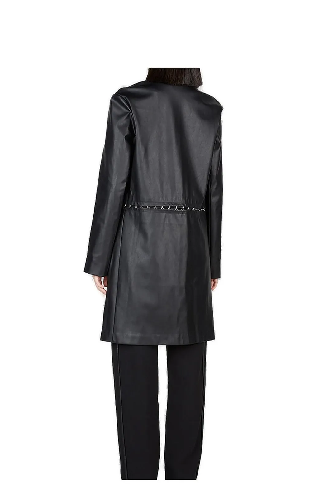 Paris Georgia Faux-Leather Embellished Jacket