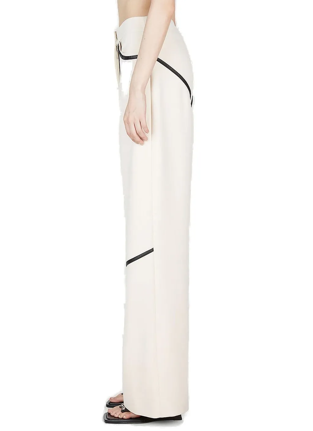 Paris Georgia Rodeo High Waist Piped Pants