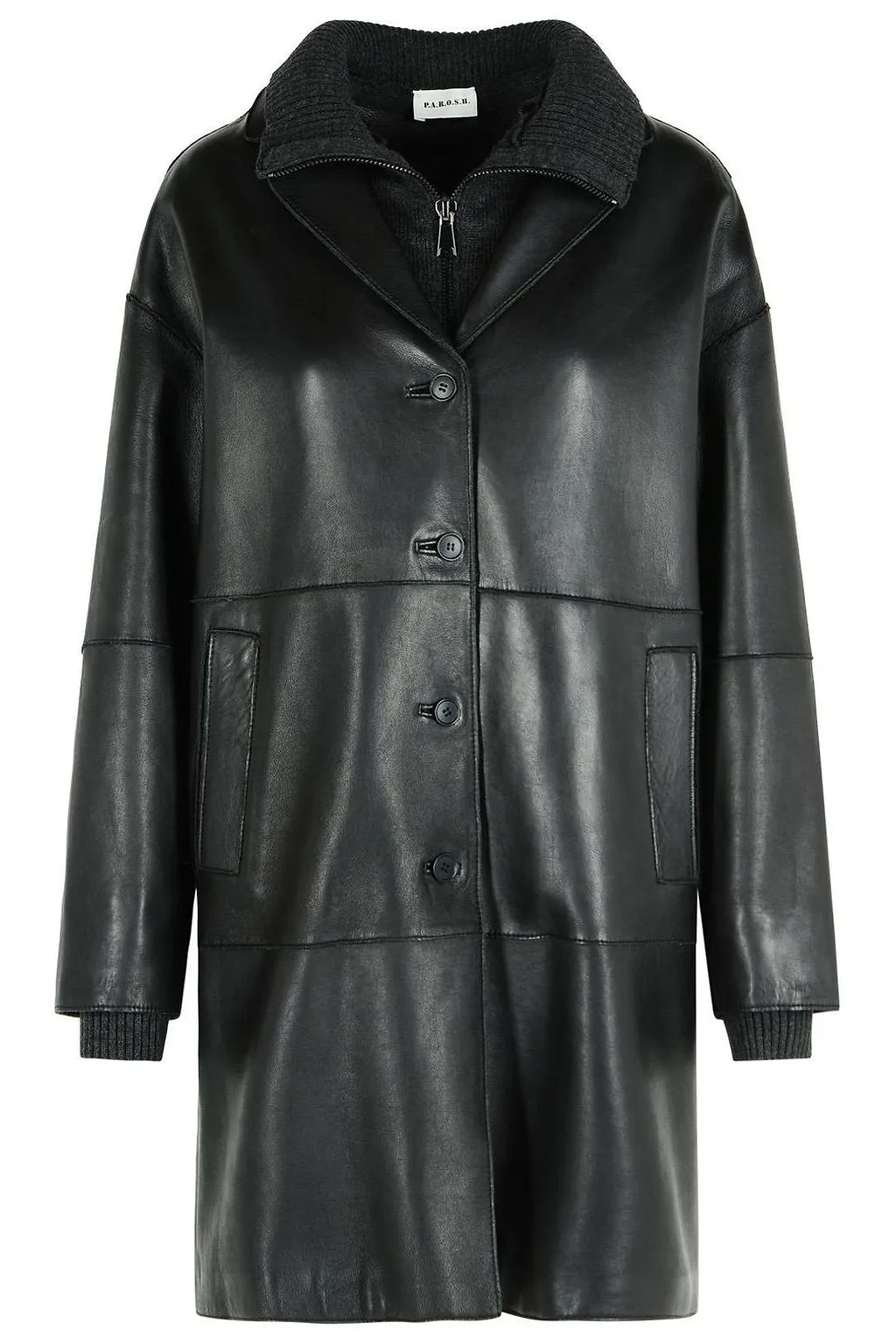 P.A.R.O.S.H. Leather Coat