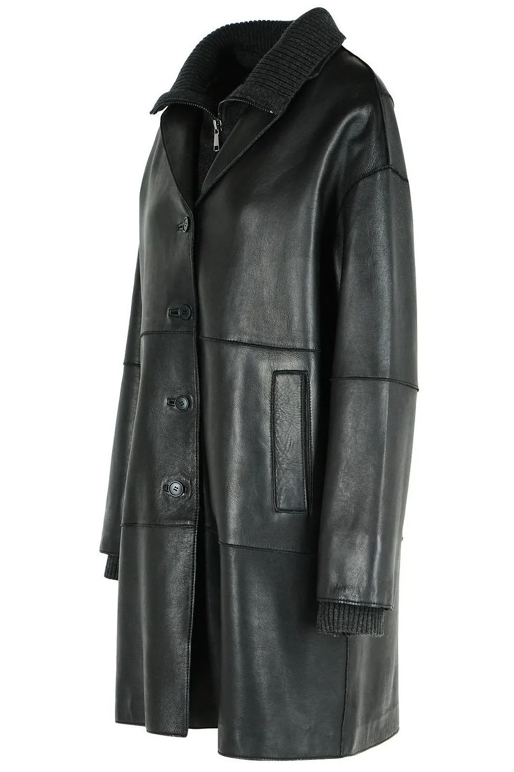 P.A.R.O.S.H. Leather Coat