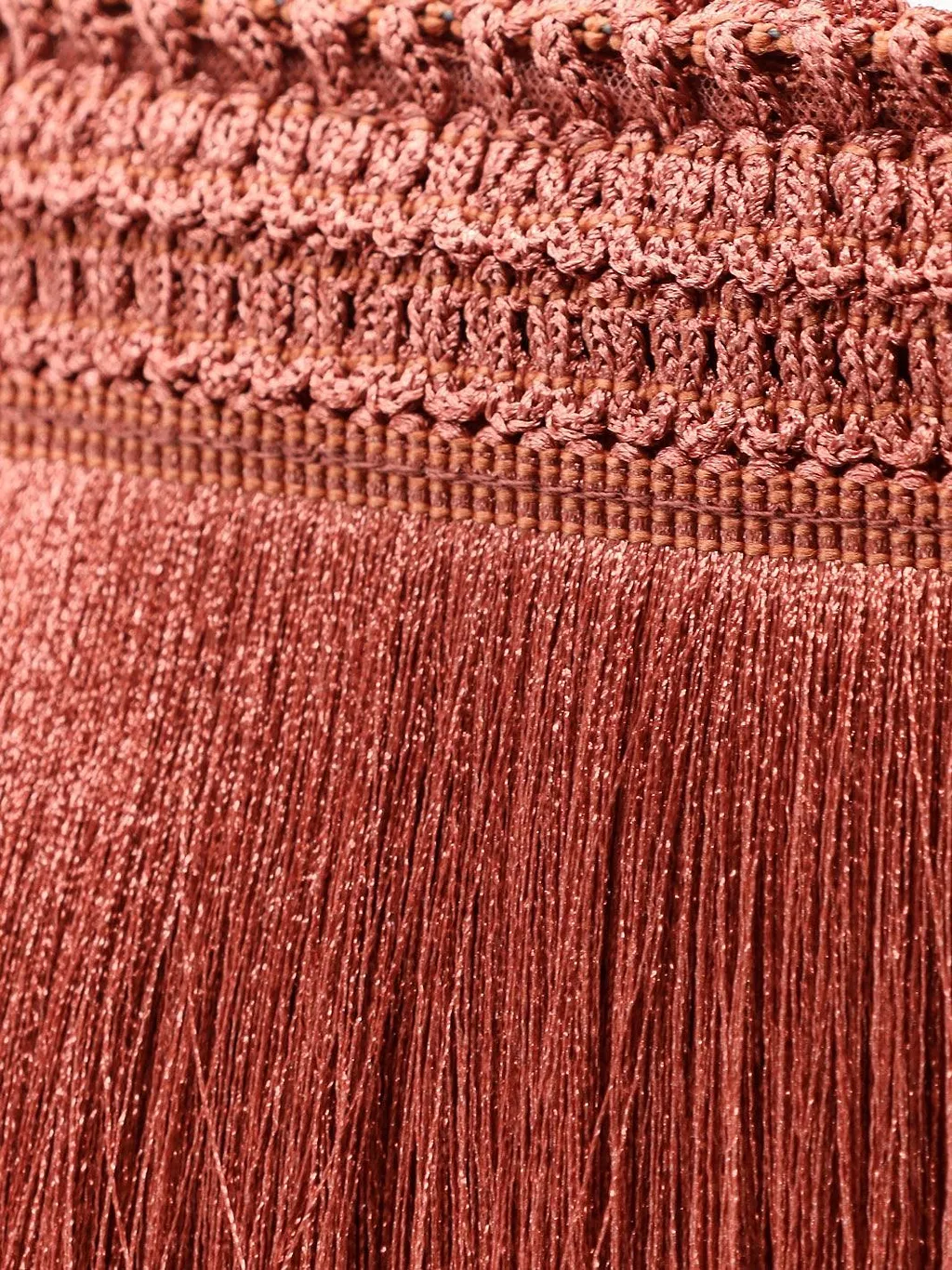 Patbo Tiered Fringe Skirt