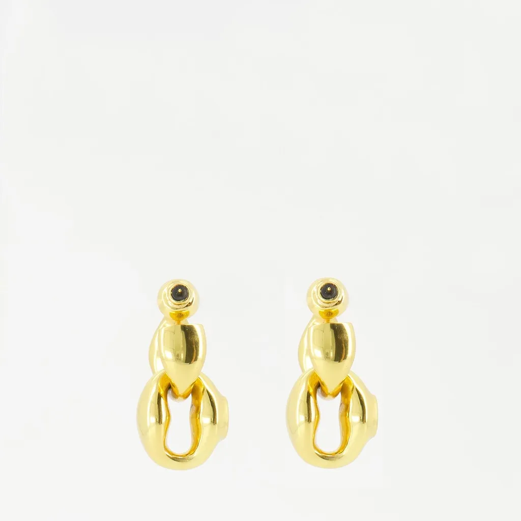 Patou Chevaliere Double Hoop Earrings