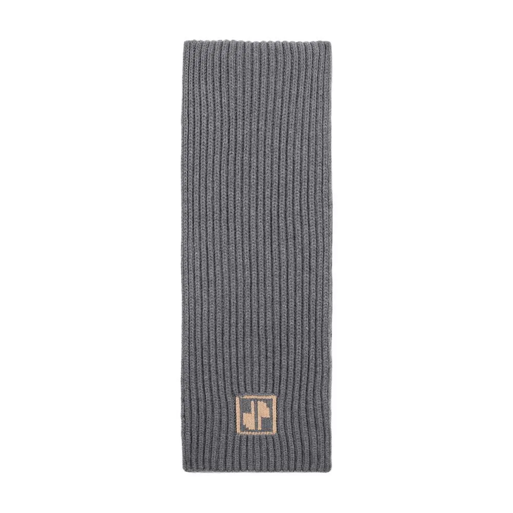Patou Logo Intarsia Knit Scarf