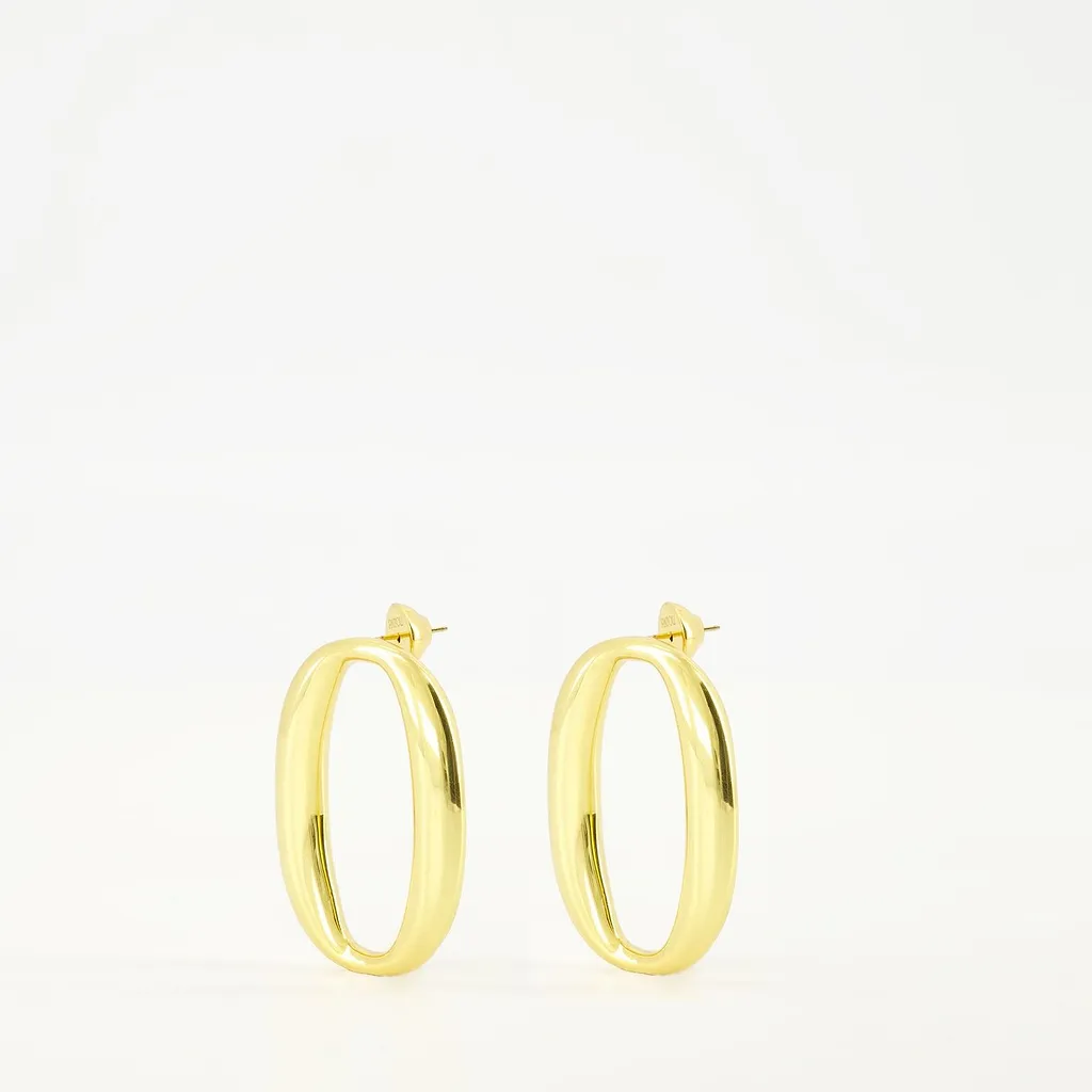 Patou Oval Hoop Earrings