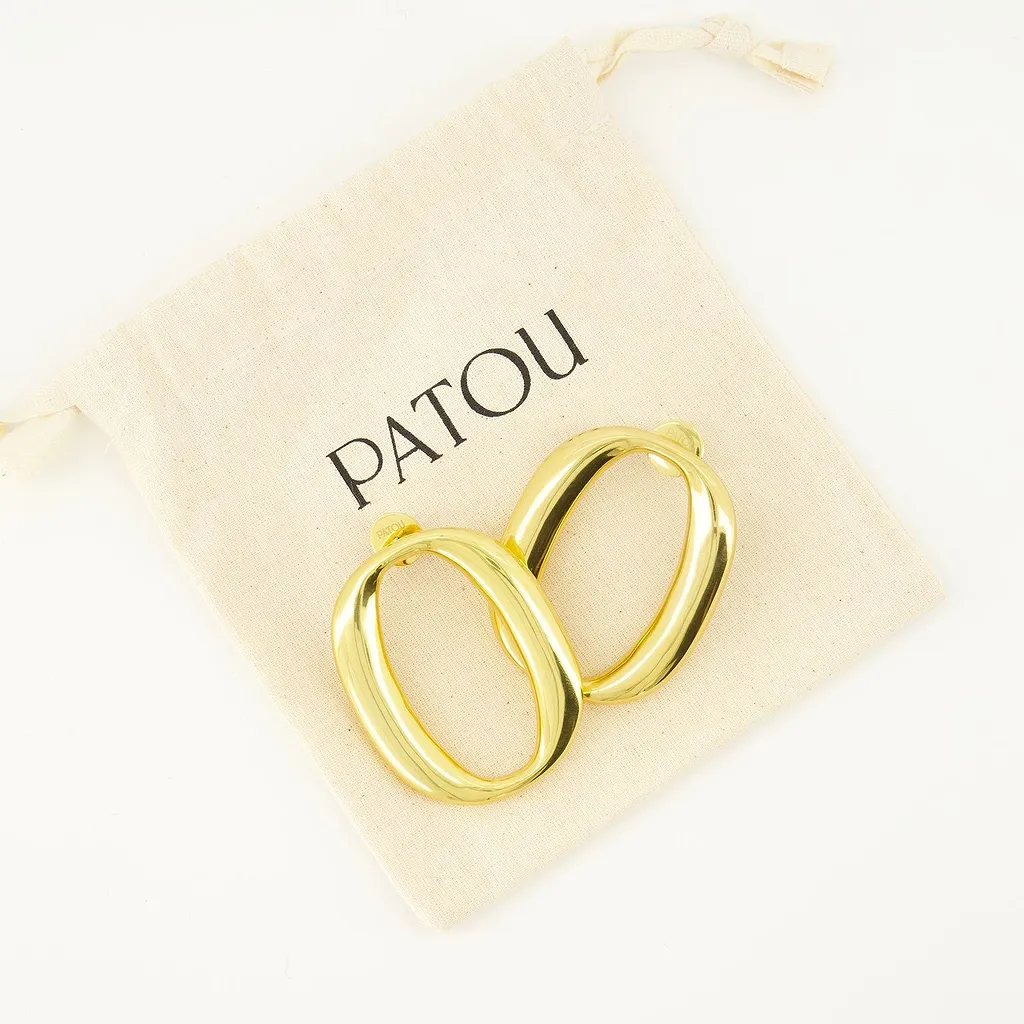 Patou Oval Hoop Earrings