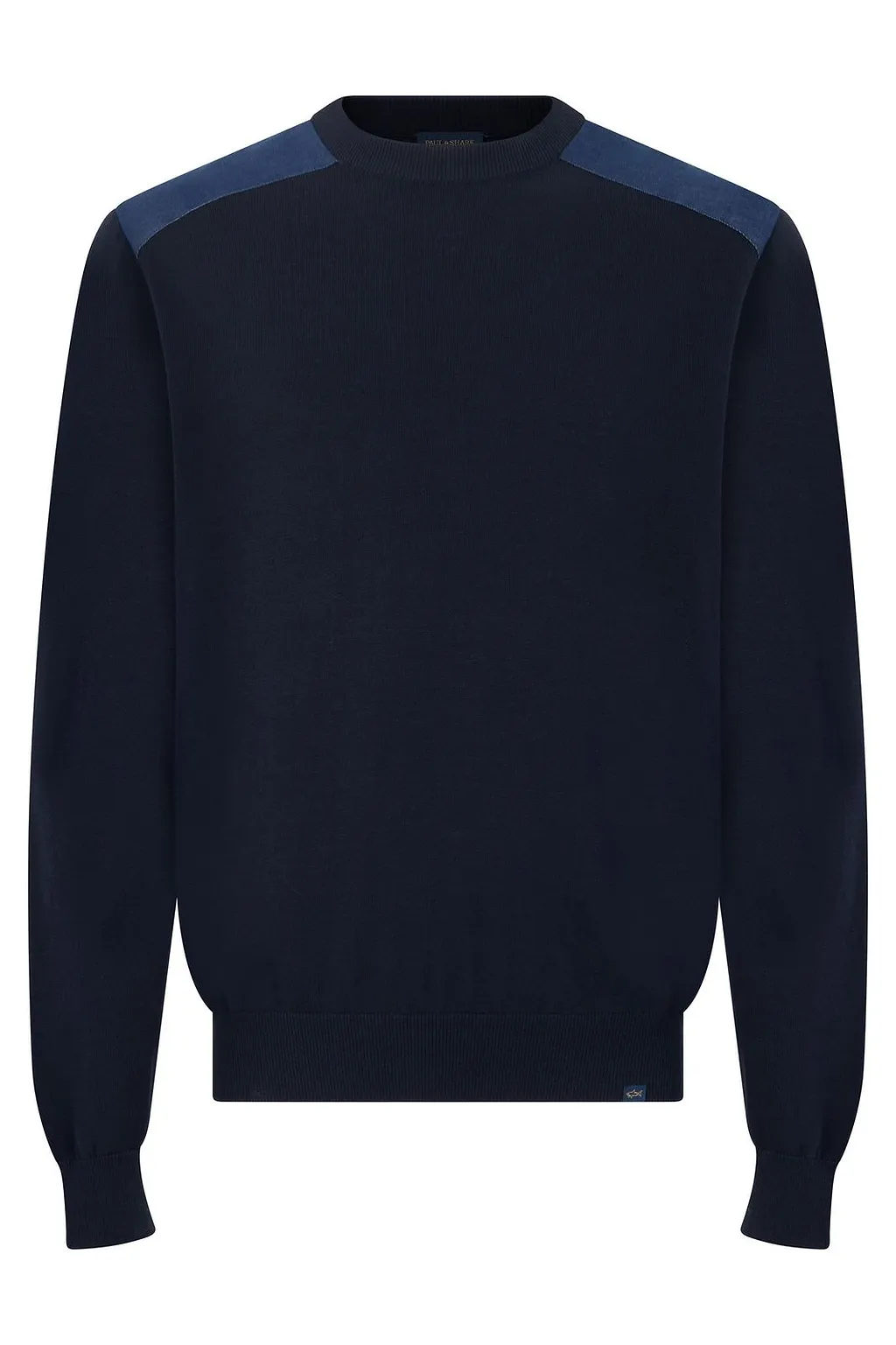Paul & Shark Contrast Panel Cotton Sweater