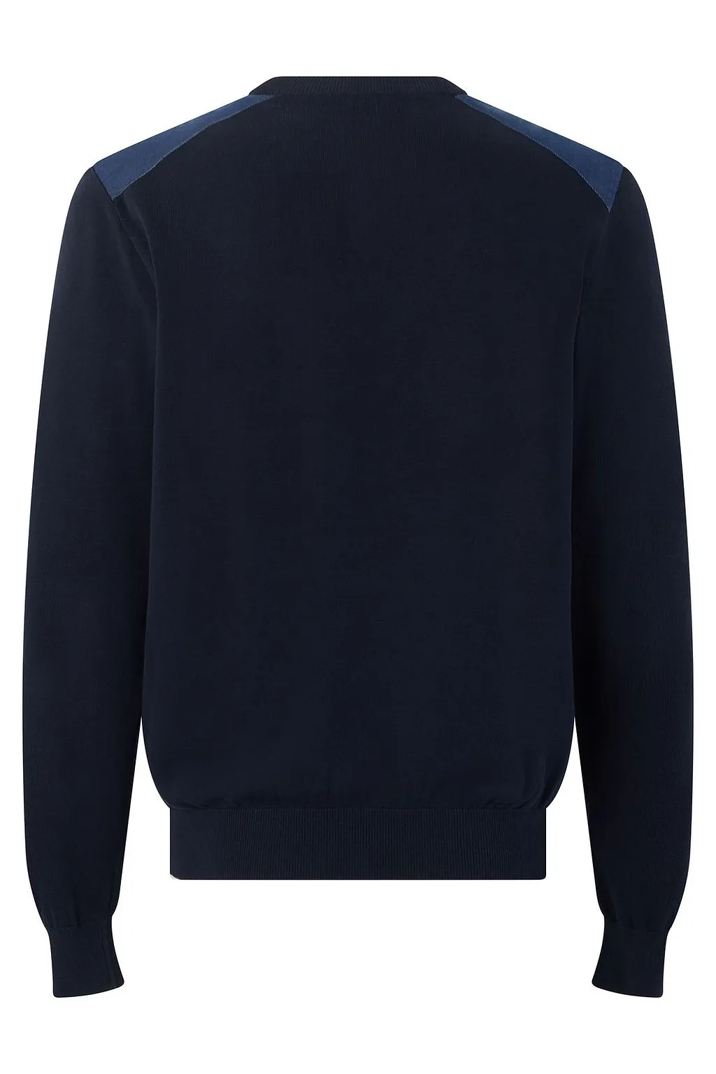 Paul & Shark Contrast Panel Cotton Sweater