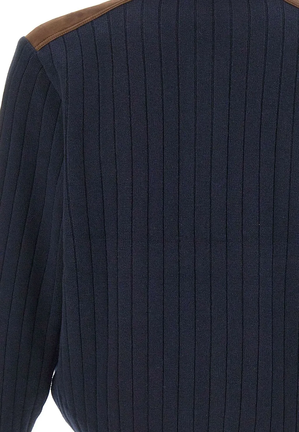 Paul & Shark Ribbed Zip-Up Cardigan