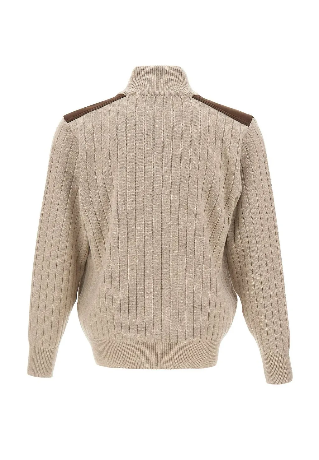 Paul & Shark Ribbed Zip-Up Cardigan