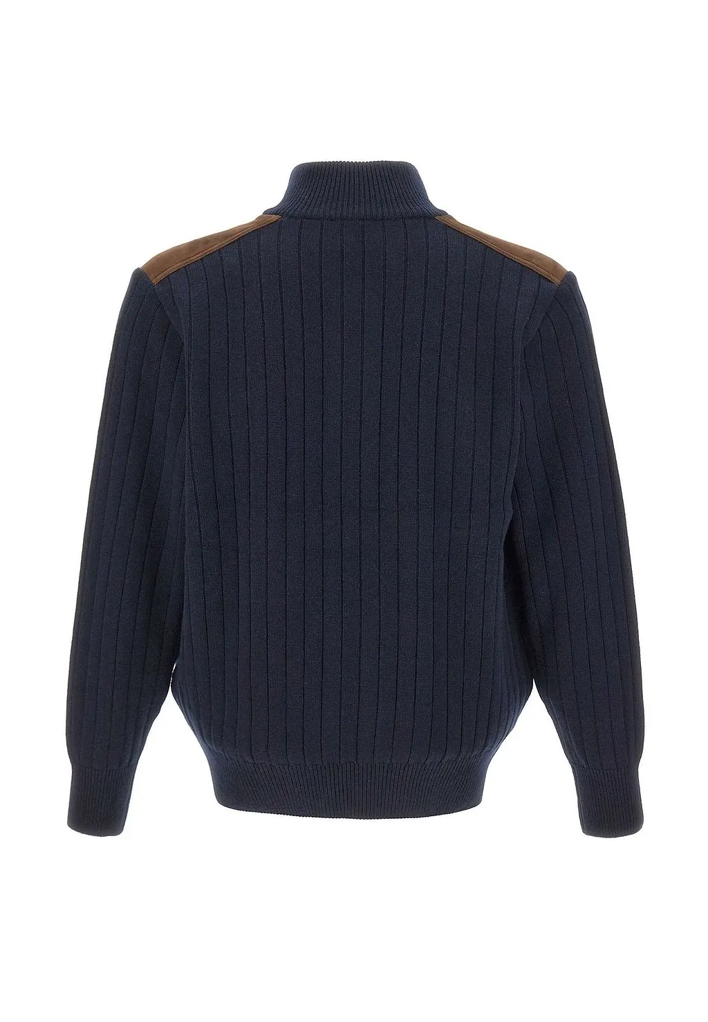 Paul & Shark Ribbed Zip-Up Cardigan
