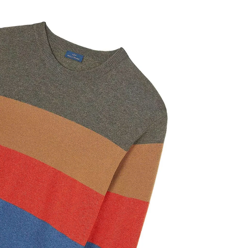 Paul & Shark Striped Crewneck Jumper